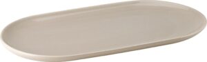Talerze do serwowania Arcs owalne 30 cm 2 szt. – elegancki design, biała ceramika, idealne na każdą okazję