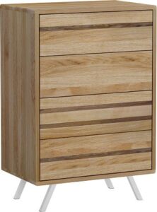 Komoda glomma białe nogi – elegancka, funkcjonalna, nowoczesny design