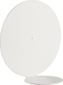 Półka ścienna Aureole 26 cm biała – nowoczesny design, minimalistyczny styl, idealna do różnych wnętrz