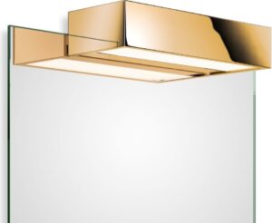 Lampa nad lustro Box Clip On LED 25 cm złota – elegancki design, energooszczędne oświetlenie, uniwersalne zastosowanie
