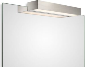 Lampa nad lustro Box Clip On LED 2700K 40 cm nikiel – nowoczesny design, cieple światło, trwała konstrukcja
