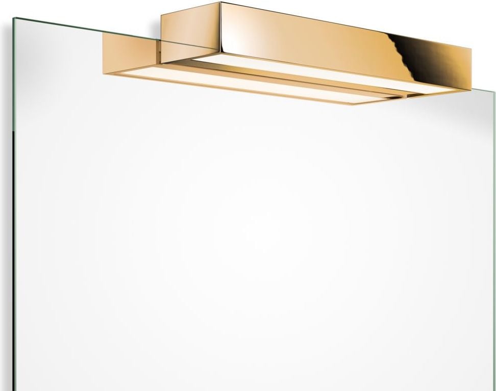 Lampa nad lustro Box Clip On LED 40 cm złota – nowoczesny design, energooszczędne oświetlenie, elegancki kolor