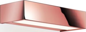 Lampa ścienna Box LED 25 cm różowe złoto – nowoczesny design, energooszczędne oświetlenie