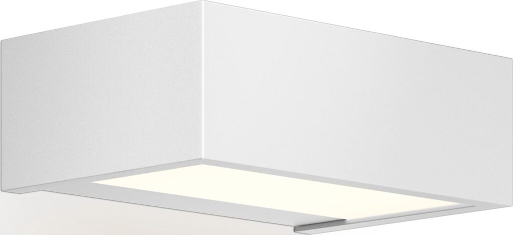 Lampa ścienna Box LED 2700K 15 cm biały mat – nowoczesny design, energooszczędne oświetlenie, idealna do wnętrz