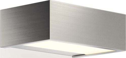Lampa ścienna Box LED 2700K 15 cm nikiel – nowoczesny design, ciepłe światło, efektywność energetyczna