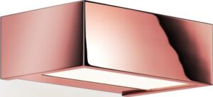 Lampa ścienna Box LED 2700K 15 cm różowe złoto – elegancki design, energooszczędne oświetlenie, nowoczesny styl
