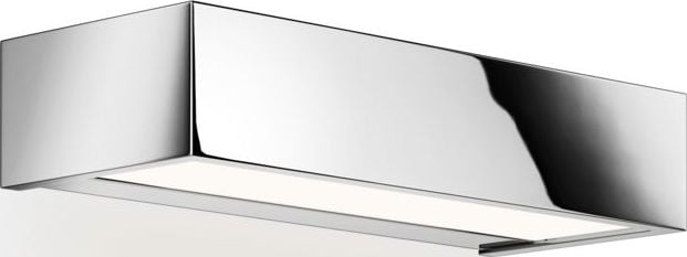Lampa ścienna Box LED 2700K 25 cm chrom – nowoczesny design, ciepłe światło, elegancki chrom