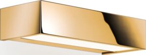Lampa ścienna Box LED 2700K 25 cm złota – elegancki design, ciepłe światło, nowoczesne oświetlenie