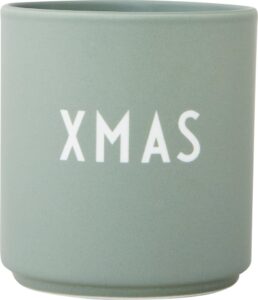 Kubek Favourite Xmas zielony – ceramiczny, świąteczny, idealny na prezent, pojemność 300 ml