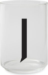 Szklanka AJ litera J – elegancki design, szklana konstrukcja, idealna na napoje