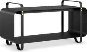 Szafka Ninne Noir – elegancka szafka w stylu nowoczesnym, czarna, drewniana