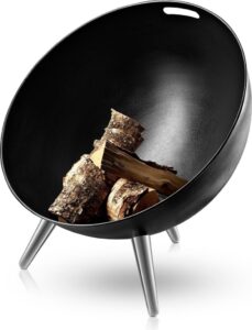 Palenisko Fire Globe – nowoczesny design, stal nierdzewna, łatwe w użyciu, idealne na taras