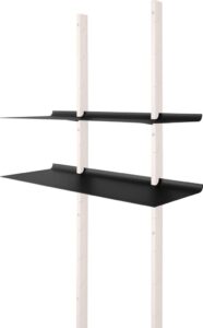 Półki modułowe Smile 30 x 80 cm 2 szt. – nowoczesny design, funkcjonalność, łatwy montaż