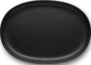 Talerz Nordic Kitchen owalny 26 cm – minimalistyczny design, elegancki wygląd, ceramika