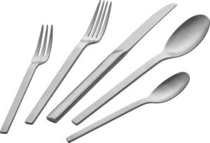 ZWILLING MINIMALE 60-częściowy zestaw sztućców matowych – Srebrny