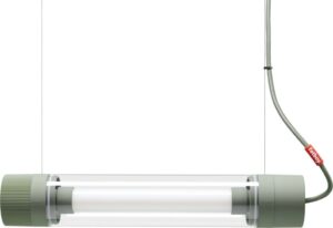 Lampa wisząca lub ścienna Tjoep mała zielona – funkcjonalny design, modny kolor, uniwersalne zastosowanie