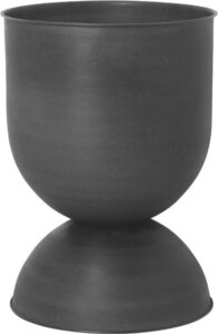 Donica Hourglass średnia – elegancki design, uniwersalny kolor, idealna do dekoracji wnętrz