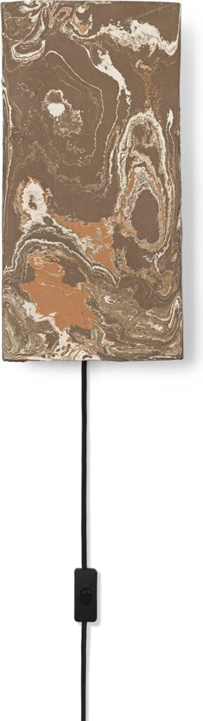Lampa ścienna Argilla brązowy marmur – nowoczesny design, elegancki kolor, wysoka jakość