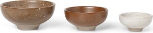 Miseczki Petite 3 szt. – eleganckie, ceramiczne, idealne do serwowania