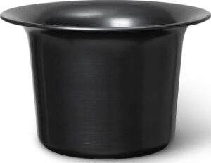 Osłonka na doniczkę Spun niska 37 cm – nowoczesny design, lekka konstrukcja, uniwersalny kolor