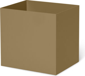 Pojemnik wysoki do kwietników Plant Box oliwkowy – nowoczesny design, idealny do roślin, wysoka jakość wykonania