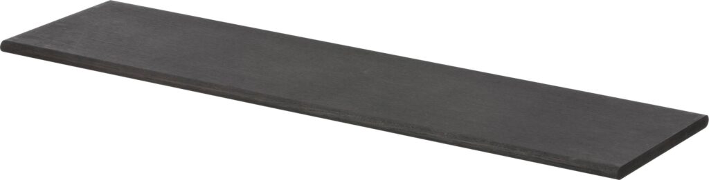 Półka Ferm Living 25 x 85 cm czarna – minimalistyczny design, uniwersalne zastosowanie, solidna konstrukcja