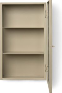 Szafka Haze piaskowa – elegancka, funkcjonalna, styl skandynawski, materiał MDF