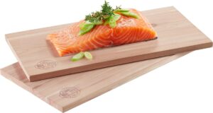 Deski do grillowania Gefu BBQ 15 x 30 cm 2 szt. – idealne do grillów, naturalne drewno, odporne na wysoką temperaturę
