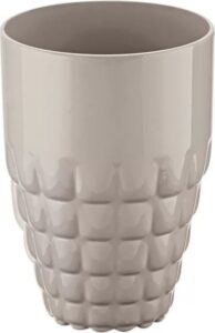 Kubek Tiffany wysoki taupe – elegancki design, wysoka jakość, idealny do gorących napojów