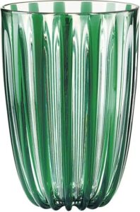Szklanki Dolcevita 470 ml szmaragdowe z recyklingu 4 szt. – elegancki design, ekologiczne materiały