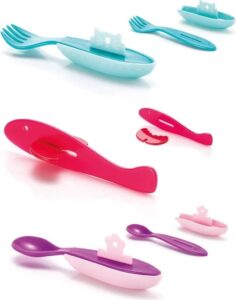 Sztućce dziecięce Bimbi 3 szt. – bezpieczne, kolorowe, ergonomiczne