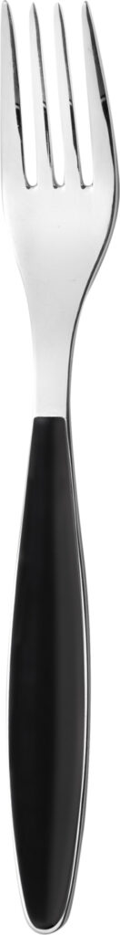 Widelec stołowy Feeling czarny – elegancki design, stal nierdzewna, ergonomiczny kształt