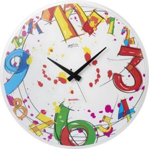 Zegar ścienny Number Time – nowoczesny design, minimalistyczny styl, czarny kolor