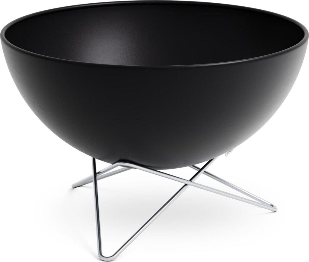 Palenisko Bowl 41 cm z podstawą – elegancki design, metalowa konstrukcja, idealne do ogrodu