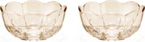 Miski Lily 13 cm brąz toffi 2 szt. – elegancki design, funkcjonalność, wysokiej jakości materiał