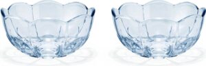 Miski Lily 13 cm niebieskie 2 szt. – eleganckie, funkcjonalne, ceramiczne