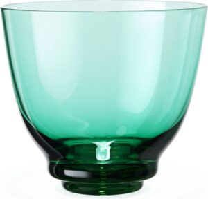 Szklanka Flow szmaragdowa – elegancki design, kolor szmaragdowy, uniwersalne zastosowanie
