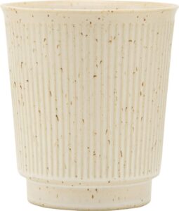 Kubek Berica beżowy bez ucha – stylowy design, ceramiczny materiał, funkcjonalny i praktyczny