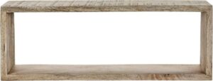 Półka ścienna Sate 60 cm naturalna – minimalistyczny design, drewno, uniwersalne zastosowanie