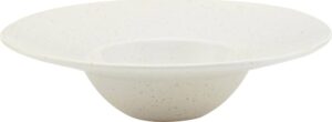 Talerz do makaronu Pion szaro-biały – elegancki design, ceramiczny materiał, idealny do serwowania makaronów
