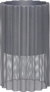 Doniczka Hübsch 990904 – elegancki design, ceramiczna, biała, styl skandynawski