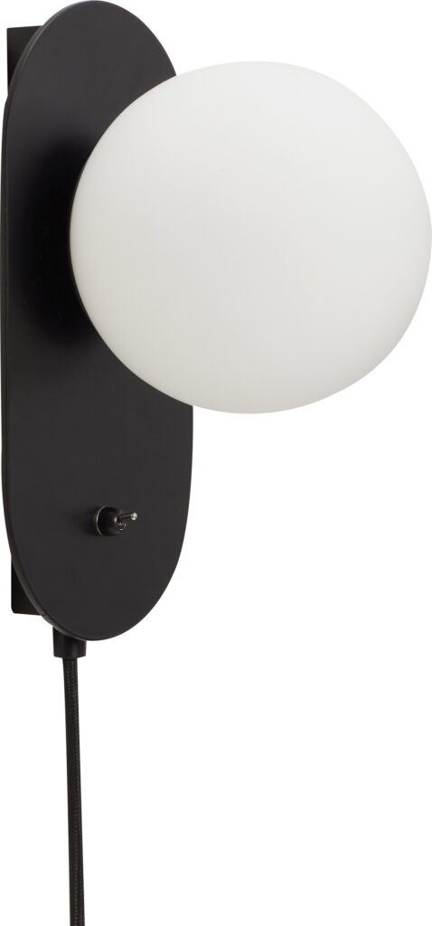 Kinkiet Hübsch 991110 – elegancki design, mosiądz, styl skandynawski