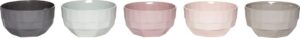 Misa Hübsch 459011 porcelanowa 5 szt. – elegancki zestaw, biały kolor, wysokiej jakości porcelana