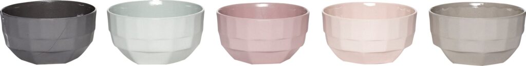 Misa Hübsch 459011 porcelanowa 5 szt. – elegancki zestaw, biały kolor, wysokiej jakości porcelana