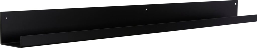 Półka ścienna Care 100 cm czarna – elegancka, funkcjonalna, minimalistyczna