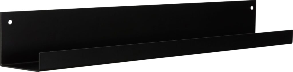 Półka ścienna Care 60 cm czarna – nowoczesny design, funkcjonalność, wysoka jakość wykonania