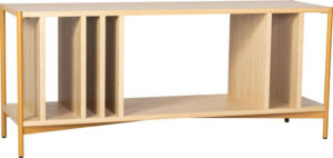 Szafka Aki DUBEL 120 cm – nowoczesny design, naturalne wykończenie, szafka z półkami
