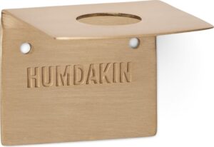 Wieszak łazienkowy na butelki z płynem Humdakin mosiężny pojedynczy – elegancki design, wysoka jakość, funkcjonalność