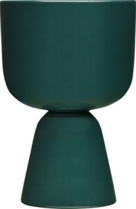 Osłonka na doniczkę Nappula 15,5 cm ciemnozielona – elegancka, stylowa, trwała