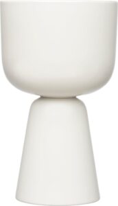 Osłonka na doniczkę Nappula wysoka 15,5 cm biała – elegancki design, uniwersalny kolor, wysoka jakość
